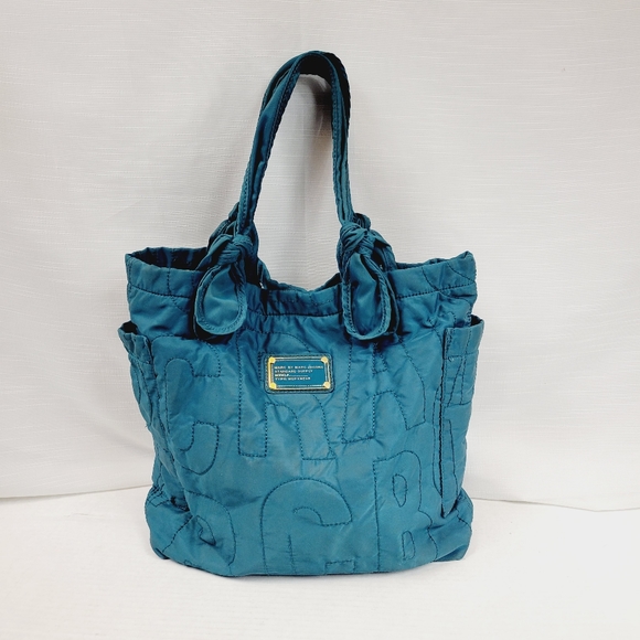 Marc by Marc Jacobs Pretty Nylon Tate Medium Tote Teal - Picture 3 of 16